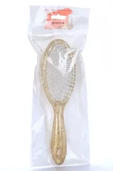 Расческа Queen fair массажная 7х21 см цвет МИКС