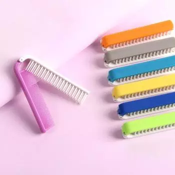 Расческа Queen fair складная 18/9,5х2 см цвет МИКС