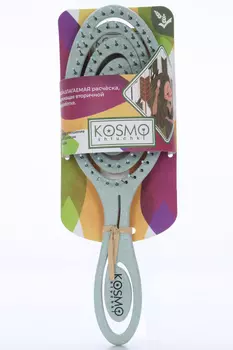 Расческа спиральная KosmoShtuchki д/волос БИО зеленая