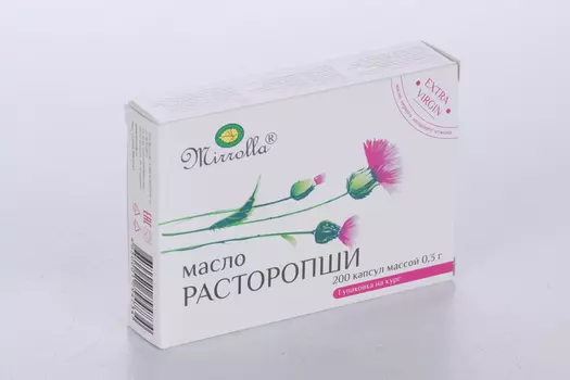 Расторопша масло, 300 мг, 200 шт, капсулы