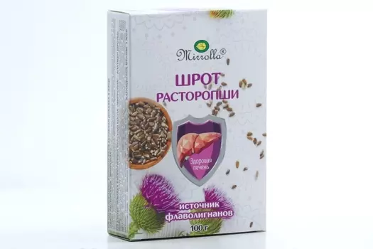 Расторопши Шрот Мирролла 100 г, порошок