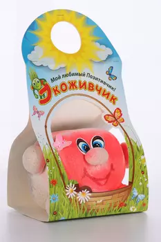 Растущая травка Экоживчик Колобок в подарочной упаковке МИКС