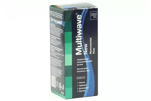 Раствор д/линз Мультивейв Нью, 350 мл