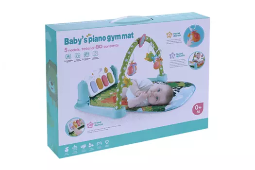 Развивающий коврик музыкальный «Мадагаскар», с пианино