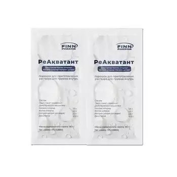 РеАкватант, 18,9 г, 10 шт, порошок для приготовления раствора для приема внутрь