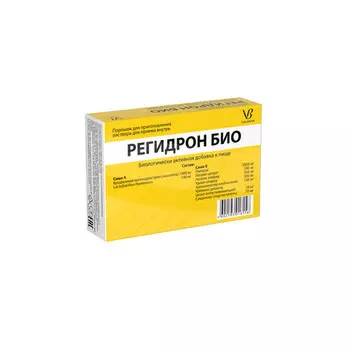 Регидрон БИО, 6,4 г, 5 шт, саше (А+Б)