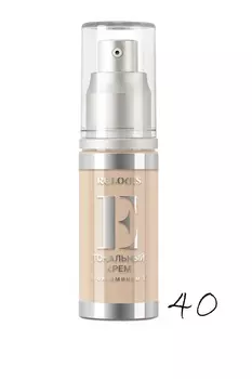 RELOUIS Крем тональный с витамином Е №40 слоновая кость 30мл