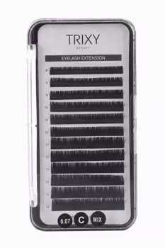 Ресницы TRIXY BEAUTY д/наращивания 0.07 C mix (00-00000901)