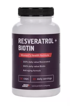 Resveratrol+Biotin PROTEIN.COMPANY, 30 шт, капсулы
