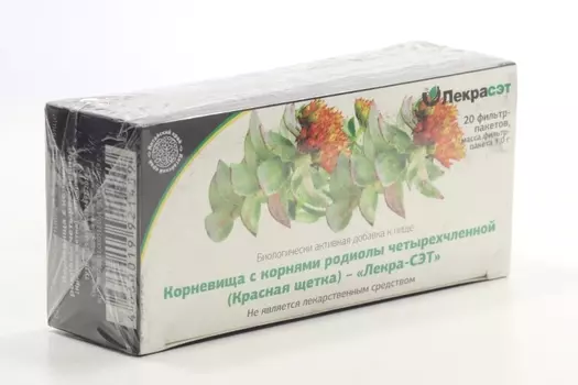 Родиолы корневища Красная щетка 1 г, 20 шт