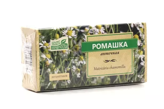 Ромашка аптечная цветки Наследие природы, 1 г, 20 шт, сырье растительное