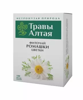 Ромашки цветки серии Алтай фиточай, 1,5 г, 100 шт, ф/п