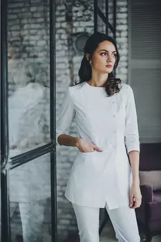 Рубашка Цветоформа женская медицинская М 272 р 48 белый