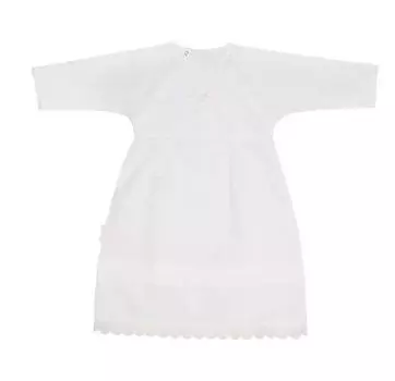 Рубашка крестильная Lucky Child д/мальчика 62-68 см р 20 белая