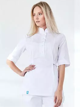 Рубашка медицинская Medcostume женская MC6086 белая р 50