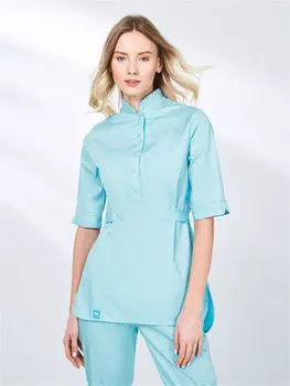 Рубашка медицинская Medcostume женская MC6086 мятная р 50