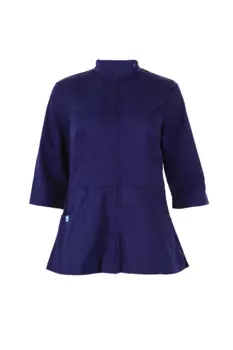 Рубашка медицинская Medcostume женская на молнии темно-синяя р 46