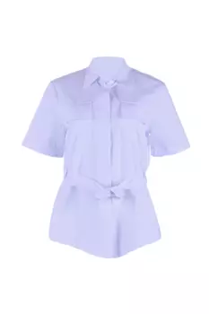 Рубашка SHEYKO медицинская женская с карманами белый р 38