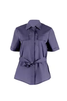 Рубашка SHEYKO медицинская женская с карманами серый р 38, (артикул kft003)