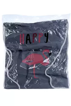 Рюкзак Светлячок д/мальчиков светоотраж 32х40 см шнурок 6 мм серебристый фламинго-3040