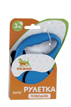 Рулетка эргономичная, 3 м, до 11,5 кг, синяя