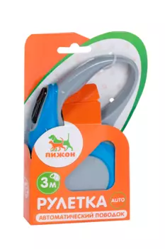 Рулетка "Молния", 3 м, до 11,5 кг, синяя