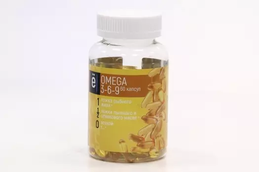 Рыбий жир Ёбатон омега 3-6-9, 60 шт, капсулы