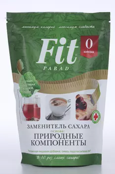 Сахарозаменитель FitParad №7 стевиозид/сукралоза/эритрит дой-пак, 500 г