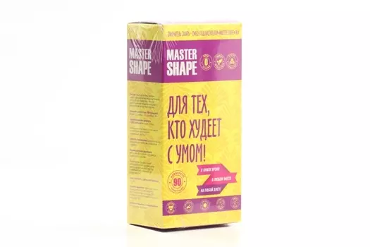 Сахарозаменитель Master Shape №1 инулин/стевиозид/сукралоз/эритр саше 0.5 г, 90 шт