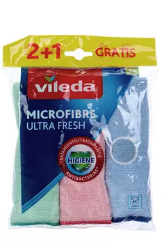 Салфетка Vileda из микрофибры ультра фреш 2+1 шт