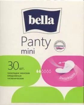Салфетки Бэлла ежедн панти мини дыш, 30 шт, белая линия