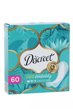 Салфетки Дискрит ежедн део водная лилия дуо, 60 шт