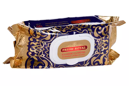 Салфетки Фреш Роял влажн универс, 120 шт