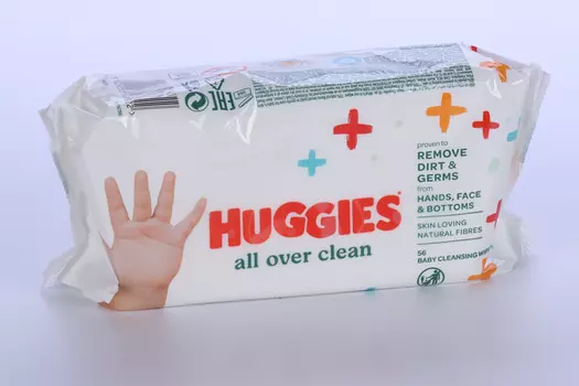 Салфетки Хаггис all over clean, 56 шт