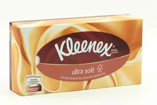 Салфетки Клинекс ультра софт, 56 шт