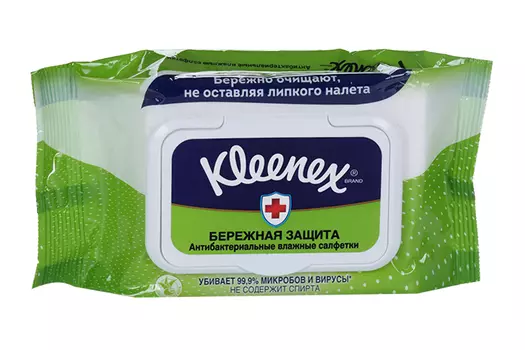 Салфетки Клинекс влажн антибак, 40 шт