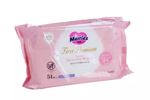 Салфетки Мэррис влажные детские запас блок, 54 шт