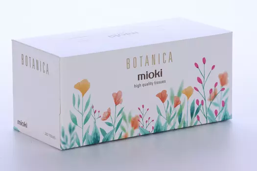 Салфетки Mioki BOTANICA бумажные двухслойные 220х190 мм, 220 шт, (FT033)