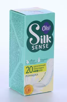 Салфетки Ola Silk Sense Daily Deo Ромашка Large ежедневн, 20 шт
