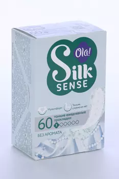 Салфетки Ola silk sense light стринг-мультиформ, 60 шт