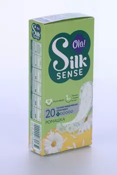 Салфетки Ola silk sense light стринг-мультиформ ромашка, 20 шт