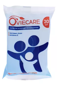 Салфетки Oviecare влажные гигиен антибактер, 20 шт