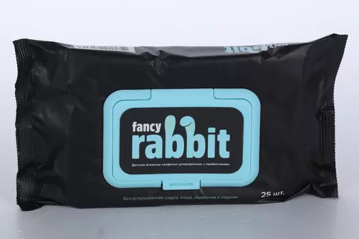 Салфетки влаж Fancy Rabbit детские, 25 шт