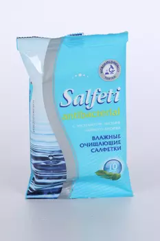 Салфетки влажн Салфети антибактериальные, 10 шт