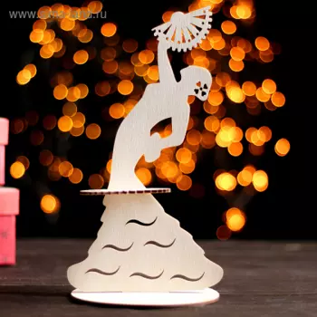 Салфетница Доляна деревянная Кармен 251313 см