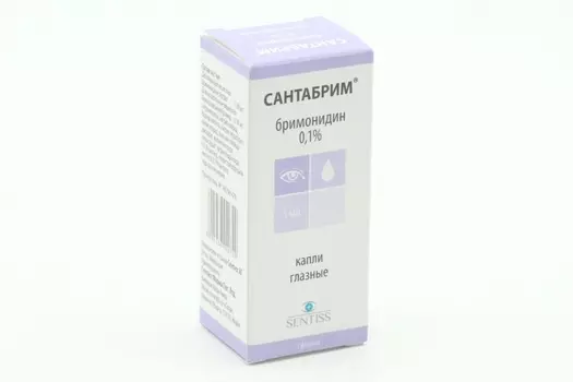 Сантабрим 0.1%, 5 мл, капли глазные