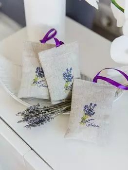 Саше Крымская лаванда Био-Текстиль15 гр 3 шт с рисунком