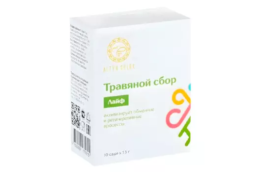 Сбор Altyn Solok Лайф травяной, 1,5 г, 10 шт, саше-пакет