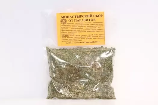 Сбор Монастырский от паразитов, 100 г