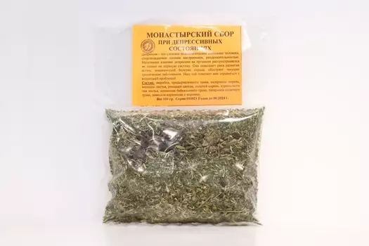 Сбор Монастырский при депрессии, 100 г